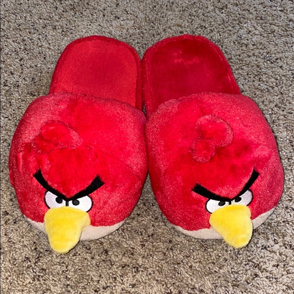 Angry bird slippers